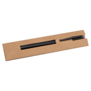 Pix metalic cu decoratie din bambus, Negru - imagine 2